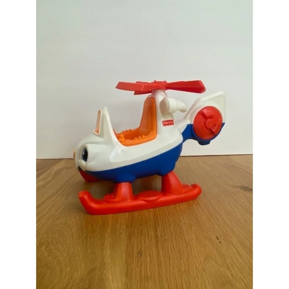 Fisher-Price Little People Helicopter Kids‎ One Size Blue Good Sound Effects Toy